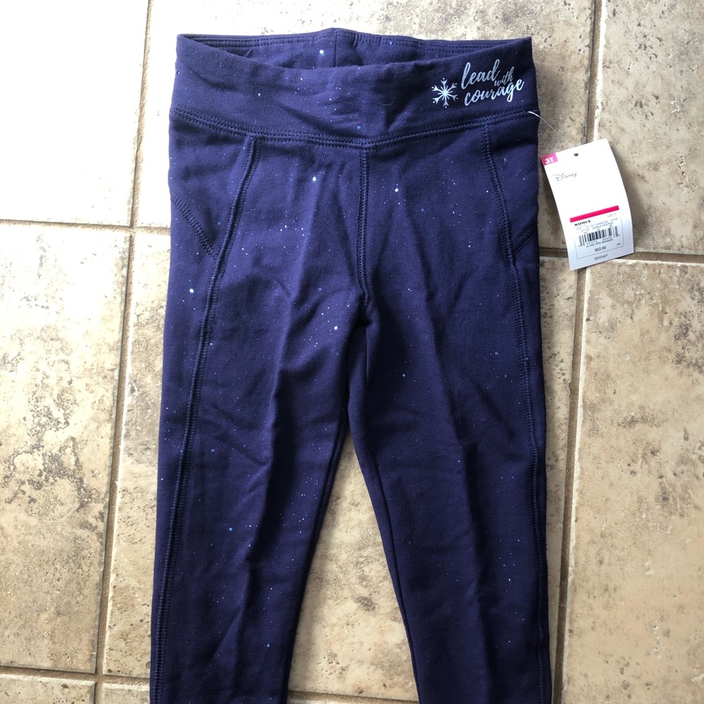 Frozen Toddler Girls Sparkle Leggings